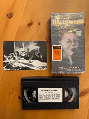 Halloween (1978) VHS John Carpenter THX Digitally Mastered Full Frame Collector
